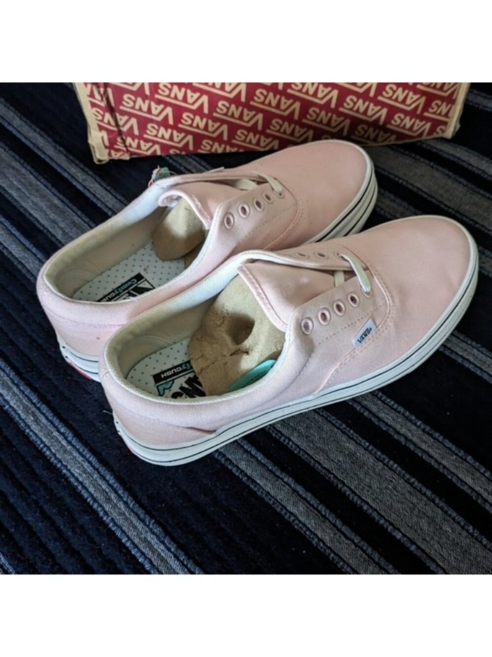 Vans Super ComfyCush Men Size 10 Era Canvas Platform Shoe Blushing Bride 072026 - Picture 7 of 11